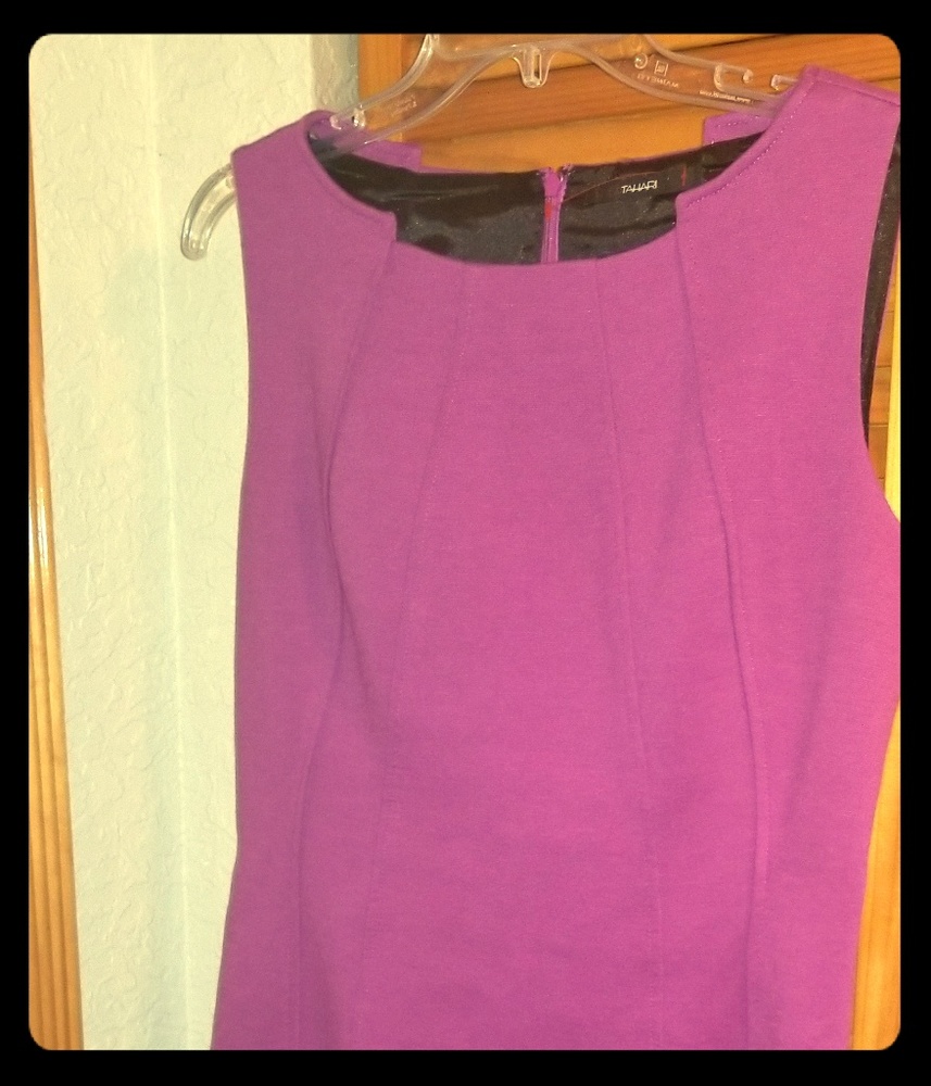 *PREOWNED* Tahari Magenta(Pink) Sheath Dress